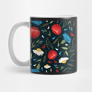 Bright flowers bouquet Mug